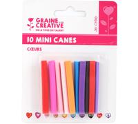 Tranches De Canes Mini Mini Coeurs