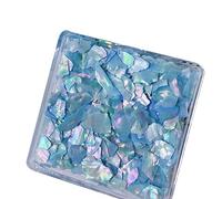 Tranches de coquillage d'ormeau irrégulier, 6 couleurs, flocons naturels pour nail art, décorations 3D colorées, décorations pour nail art, coquillages