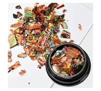 Tranches de coquillage d'ormeau irrégulières, 1 Pot de tranches de coquille d'ormeau, paillettes for Nail Art, accessoire de décoration à créer soi-même PD-0169(PD-0169-8)