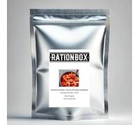 Tranches de fraises - Environ 20 fraises lyophilisées - Durée de conservation : 25 ans - Ration d’urgence