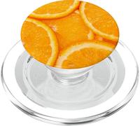 Tranches de Fruits d'orange PopSockets PopGrip pour MagSafe