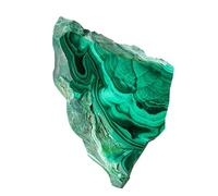 Tranches de malachite brute, tranche polie de malachite naturelle | Tranches de de pierre de malachite brute naturelle | Tranches de Malachite de méditation décoratives pour la maison, collecte de roc