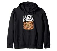 Tranches de pepperoni au fromage I Love Pizza Sweat à Capuche