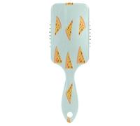 Tranches de pizza pastel - Peigne démêlant - Brosse à cheveux de voyage pour femme