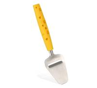 Tranchette à Fromage Mini Cheesy de Boska/Fromages à pâte semi-dure à très dure/Acier inoxydable/Motif à trous sympathique/Jaune / 15,5 cm