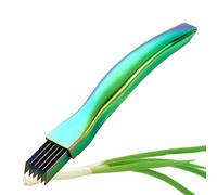 Trancheur à Ciboulette - Traitement Légumes Antidérapant,Éminceur d'Oignons Verts de Cuisine | pour Dortoir Camping Pique-nique Restauration Camion Mère Père Femme au Foyer