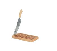 Roger Orfèvre – Trancheur à pain – Ramasse-miettes – Hêtre huilé – Marron