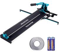 Trancheur de carrelage professionnel - 800mm longueur de coupe - 4-15mm épaisseur de coupe - Min. 25mm largeur de coupe - Trancheur de carrelage incl. extra