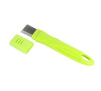 Trancheur de Cuisine | Couteau à Découper Portable et Manuel | Trancheuse à Pommes Chips en Acier Inoxydable - pour un Usage à la Maison, en Voyage, à l'Hôtel, en Camping, et pour la Cuisson des Oigno