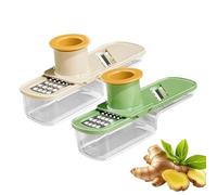 Trancheuse à ail - Moulin de cuisine, coupe-aliments | Mini récipient multifonction d'outils pour hacher avec lame en acier incluse, design durable et facile à nettoyer, utilisation de préparation