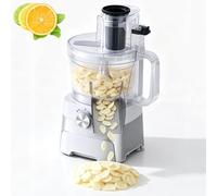 Trancheuse à Ail Professionnelle, Trancheuse Électrique de Fruits et Légume | Trancheuse à Ail Électrique 300W, Épaisseur Réglable 1-4mm, Grande Goulotte, pour Maison Restaurant Transformation Alimentair
