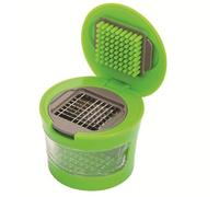 Trancheuse à ail super fine, presse-ail et trancheuse - Mini broyeur multifonctionnel avec récipient de collecte transparent, broyeur