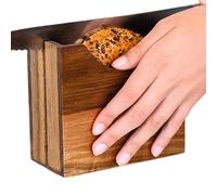 Trancheuse À Bagel - De Coupe Antidérapante En Bois Sans Effort, Coupe- Élégant, Gadget De Cuisine | Outil De Découpage Sûr Et Précis Pour Un Usage Quotidien | Pour La Maison Dortoir Appar