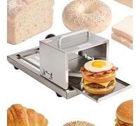 Trancheuse à bagel de taille réglable for petits et grands bagels, support for trancher des bagels, des petits pains à hamburger, des muffins anglais, une guillotine