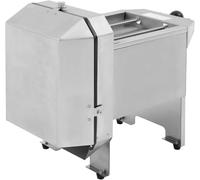 Trancheuse à Bananes électrique Professionnelle, Machine De Découpe Haute Vitesse 130 TR/Min avec épaisseur Réglable, Bac De 9,25 × 7,87 × 1,38 Cm Et Disque De Verrouillage De La Lame