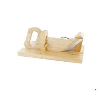 COOK CONCEPT, Trancheuse Guillotine Coupe Charcuterie Saucisson, Manuelle Bois Inox, Accessoire idéal pour des apéros réussis, Ultra-tranchant, Idée Cadeau