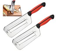Trancheuse à chou | Découpe-Légumes Ergonomique En Acier Inoxydable Deux Pièces | Râpe légumes manuelle,Pour Émincer Râper Trancher Cuisine Maison Salades Préparation Repas