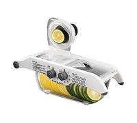 Trancheuse à citron - Trancheuse manuelle pour légumes et fruits avec récipient, épaisseur réglable, machine à trancher pour terre, citron, lingjiong