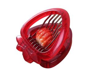 Trancheuse à Fraises - Spécial Pique-Nique Outil De Tranchage De Légumes | Couteau à Découper Trancheuse De Tomates Cerises | Coupe-Fruits Coupe-œUfs En Acier Inoxydable Pour Dessert, painn