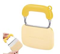 Trancheuse à frire française, coupe-rides pour légumes, brosse ondulée de , outil de coupe ondulée de légumes pour jambon de carottes, coupe-pommes de terre en acier inoxydable