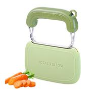 Trancheuse à frire française, coupe-rides pour légumes, brosse ondulée de , outil de coupe ondulée de légumes pour jambon de carottes, coupe-pommes de terre en acier inoxydable