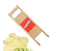 Trancheuse à frites - Coupe-frites - Coupe-mandoline pour aliments ondulés, appareil de hachage de cuisine, hachoir ondulé avec poignée, broyeur de carottes, tranches