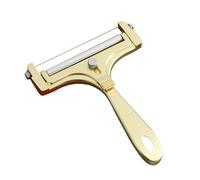 Trancheuse à fromage pour bloc de fromage en acier inoxydable épaisseur réglable coupe-beurre râpe manuelle gadget de cuisine pour bloc de fromage semi-dur doux 061003