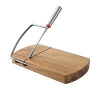 Trancheuse à fromage pour bloc de fromage, planche à beurre en bois, trancheuse à pain multifonction avec pièce en acier