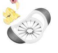 Trancheuse à fruits en acier inoxydable - 16 tranches multifonction - Climatiseur de fruits pour poires, pommes et - Outil de séparation facile à utiliser pour des coupes de fruits rapides et