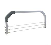 Trancheuse à gâteau avec 3 lames réglables en hauteur et guide de mesure transparent pour une coupe contrôlée des couches de gâteau et une prise en main confortable