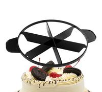 Trancheuse à gâteau - Coupe-gâteau uniforme, pelle à pâtisserie, outil de décoration de flan fondant, séparateur de cuisson réglable, guide de coupe de dessert, couteau en acier inoxydable | Outil de