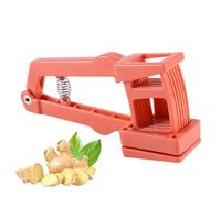 Trancheuse à gingembre | Trancheuse manuelle d'ail tranchante, trancheuse d'aliments de qualité alimentaire, trancheuse de fruits compacte pour couper sans effort, facile à couper, maison