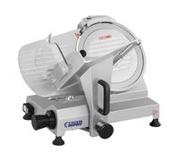 Royal Catering Trancheuse À Jambon Électrique RCAM-250 (48 x 38 x 37 cm, 150 W, Épaisseur de coupe 0-12 cm, Diamètre de la lame 250 mm, Unité d'affûtage de la lame)