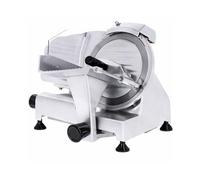 Trancheuse à Jambon Professionnelle Ø 300 mm - Grise - Semi-Automatique - Coupe 0,2 à 15 mm - 250 W