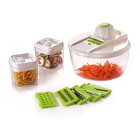 Trancheuse à légumes avec récipients Herzberg HG8032