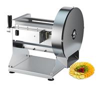 Trancheuse À Légumes Électrique Et Manuelle, Coupe-fruits Commercial avec Épaisseur Réglable 2/3/3.5 Mm, Vitesse de Tranchage 100 Kg/h, Trancheuse À Viande pour Restaurants, Maison Et Cuisine 3mm
