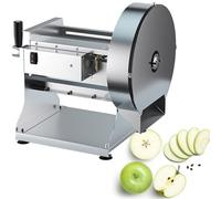 Trancheuse à légumes électrique manuelle 2 en 1, épaisseur réglable de 0 à 10 mm et broyage de 3 mm, haute capacité de 150 kg/heure, pour pommes de terre, concombre, citron