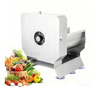 Trancheuse à légumes électrique robuste - Coupe-légumes réglable en acier inoxydable pour oignons, patates douces, choux, tomates - Qualité commerciale, haute capacité, 0-0,4 cm d'épaisseur