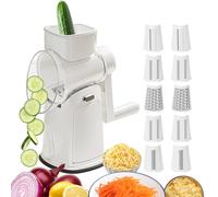 Trancheuse à légumes - Multifonctionnel Coupe-légumes et râpe au fromage | Trancheuse Hachoir à nourriture pour oignon Carotte Citron Chou Fruits Légumes