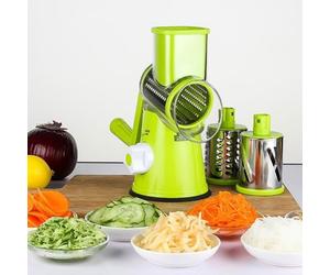 Trancheuse à Légumes - TEMPSA - Modèle 672716 - Acier Inoxydable - Râpe à 3 Rouleaux - Design Contemporain