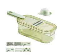 Trancheuse à Légumes, Trancheuse à Légumes - Râpe Hachoir à Légumes - Râpe Hachoir à Légumes Multifonctionnel, Coupe-légumes avec récipient de 1,5 L pour cuisiner et préparer des repas