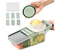 Trancheuse à légumes, zeber d'oignon | Dicer portable d'oignon avec récipient | Manuel réutilisable Gadget de cuisine multifonctionnel pour cuisine maison, salade, frites