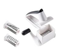 Trancheuse À Main - Cylindre en Durable, Poignée Rotative Ergonomique, Appareil Polyvalent pour Hacher Les Produits Laitiers Offrant des Résultats Rapides Et Efficaces | Accessoire Parfait