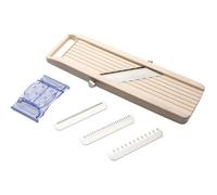 Trancheuse à mandoline japonaise BN-1 avec trois lames interchangeables en acier inoxydable, ivoire, coupe-légumes, éplucheur, acie