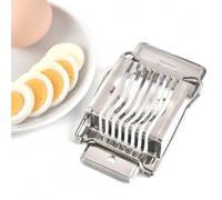 Trancheuse à oeufs en acier inoxydable - Coupe-œuf à la coque multifonction et trancheuse pour cuisine, salade et sandwichs