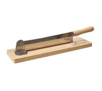 Trancheuse à Pain Bois & Inox "2 en 1" 37cm Naturel