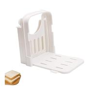 Trancheuse à Pain Coupe Pain Manuelle Pliable Moule de Découpe Réglable pour Pain Fait Maison Gâteaux au Pain Jambon Fromage