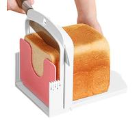 Trancheuse à pain - Design pliable et compact, coupe à pain avec base antidérapante, coupe-toast, coupe-paane | Gadgets de cuisine pour trancher paanini au four, paanini