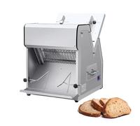 Trancheuse à pain électrique professionnelle, coupe commerciale en acier inoxydable à 31 tranches, épaisseur de 12 mm, pour boulangeries et usage domestique