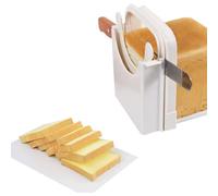 Trancheuse À Pain,Épaisseurs Machine À Trancher Réglable Gâteau Et Pain Cutter Toast Cut À Gâteau Niveleur Réglable Manuelle Pain Slicer Gâteau Pour Pain Toast